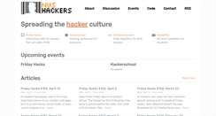 Desktop Screenshot of nushackers.org
